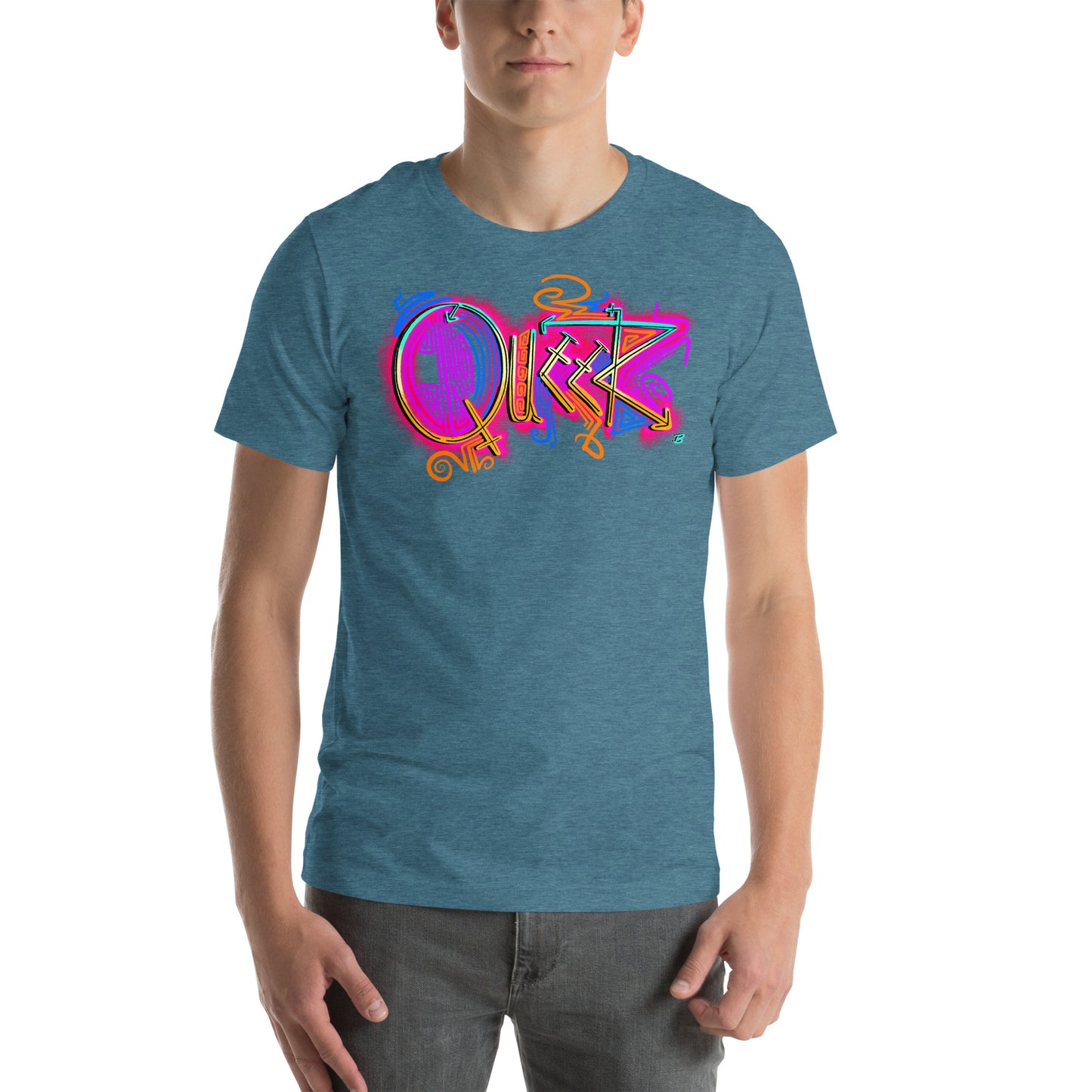 Queer Pride Unisex Tee [100% Ringspun Cotton, XS-5X, Multiple Colors] [Free Shipping]