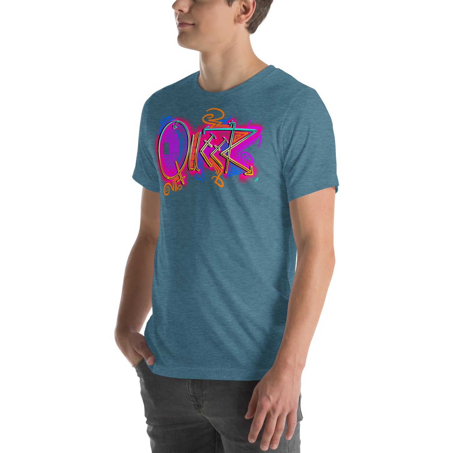 Queer Pride Unisex Tee [100% Ringspun Cotton, XS-5X, Multiple Colors] [Free Shipping]