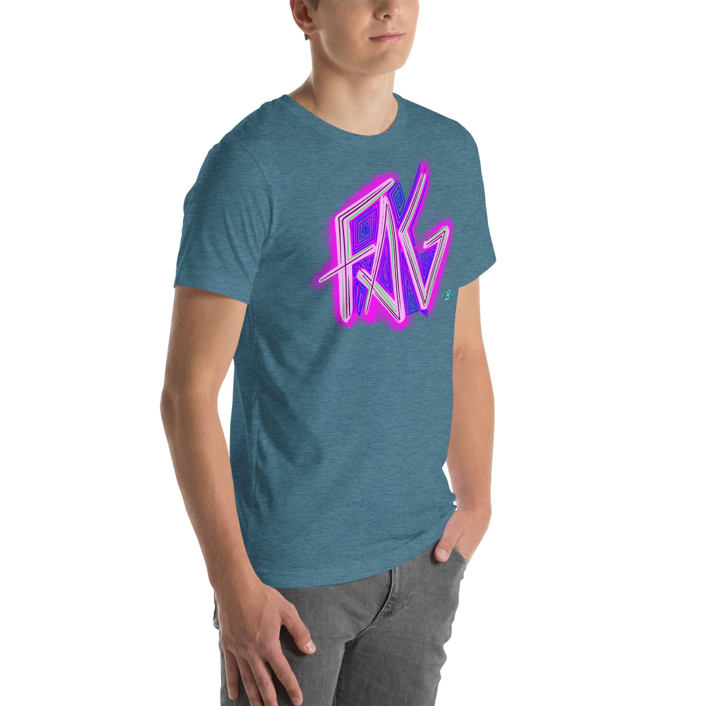 Fag Pride Unisex Tee  [100% Ringspun Cotton, XS-5X, Multiple Colors]