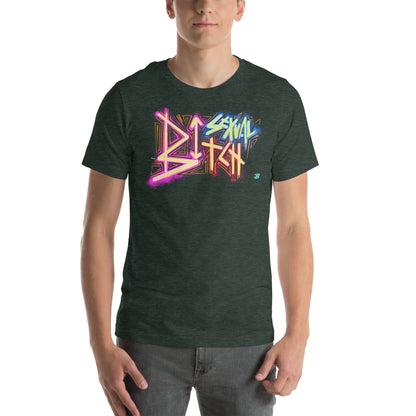 Bisexual Bitch Pride Unisex Tee [100% Ringspun Cotton, XS-5X, Multiple Colors] [Free Shipping]