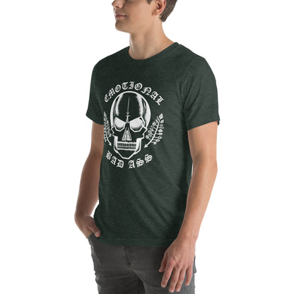 "Emotional Badass" Earnest Bones Tee [100% Ringspun Cotton, XS-5XL, Multiple Colors] [Free Shipping]