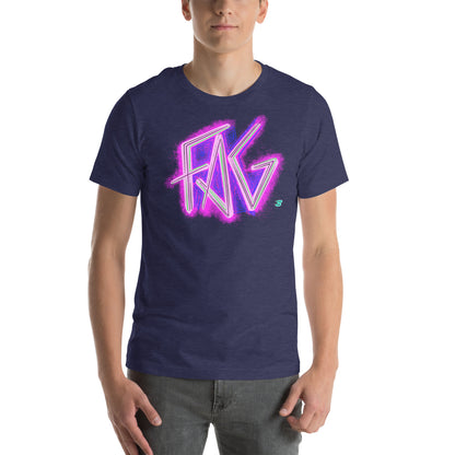 Fag Pride Unisex Tee  [100% Ringspun Cotton, XS-5X, Multiple Colors]