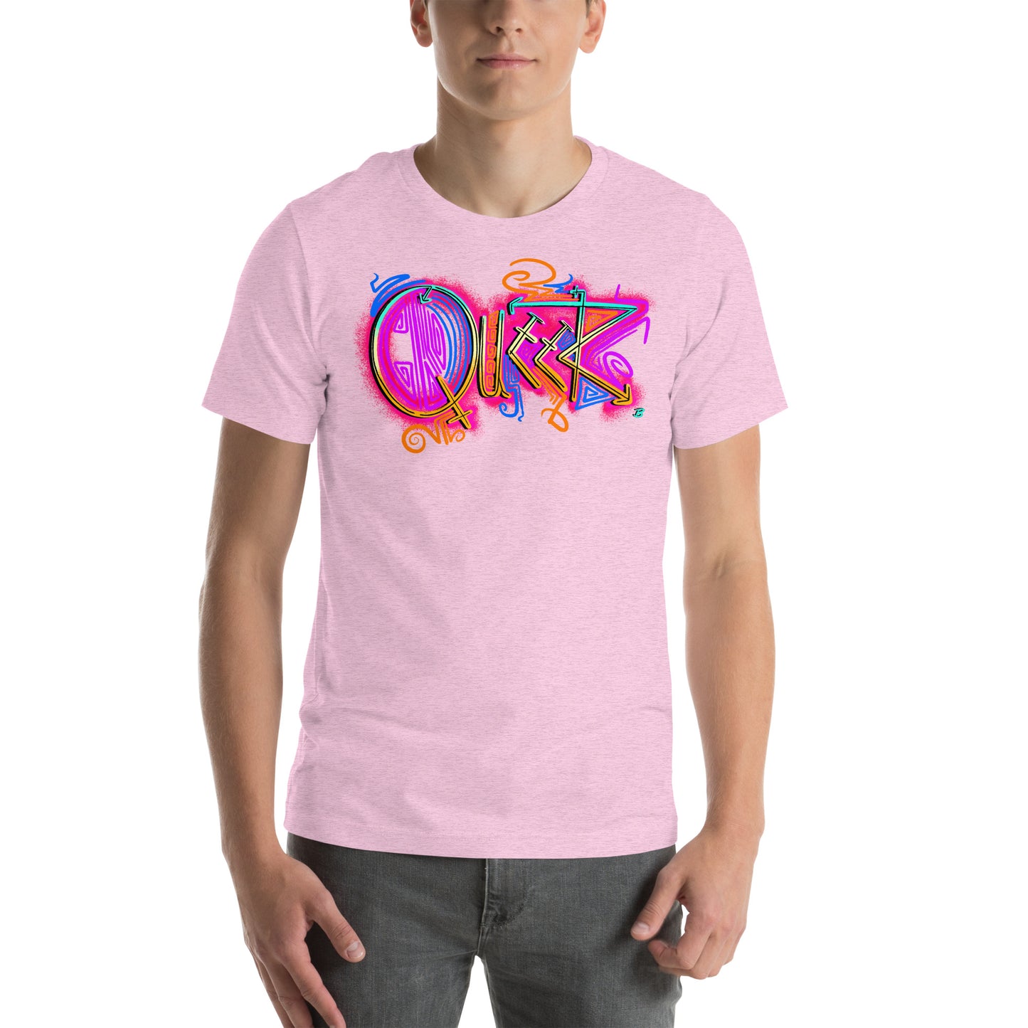 Queer Pride Unisex Tee [100% Ringspun Cotton, XS-5X, Multiple Colors] [Free Shipping]