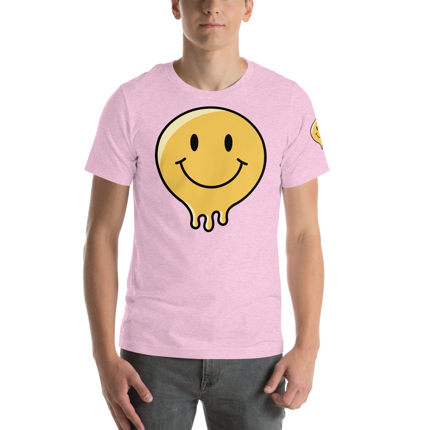 Happy Human Unisex Tee  [100% Ringspun Cotton, XS-5X, Multiple Colors] [Free Shipping]