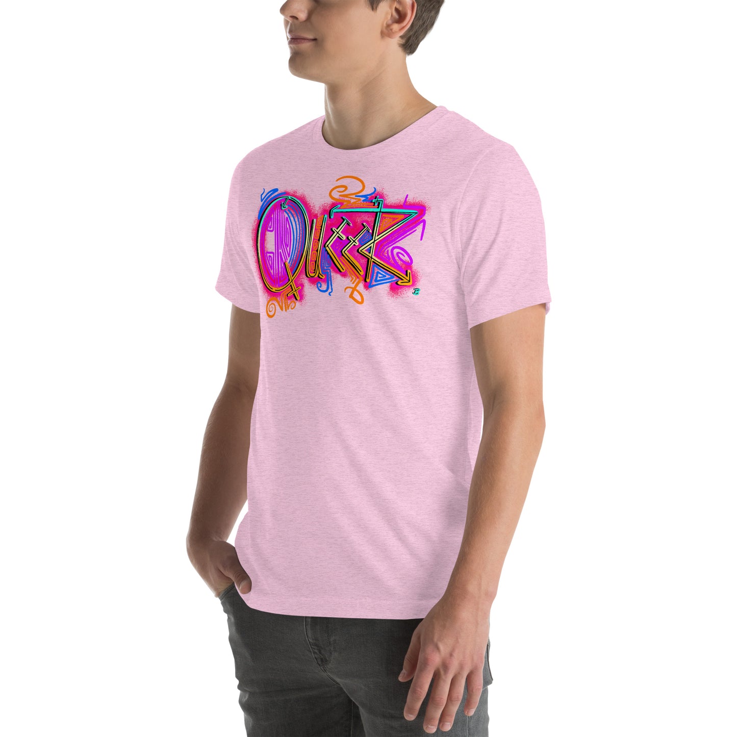 Queer Pride Unisex Tee [100% Ringspun Cotton, XS-5X, Multiple Colors] [Free Shipping]