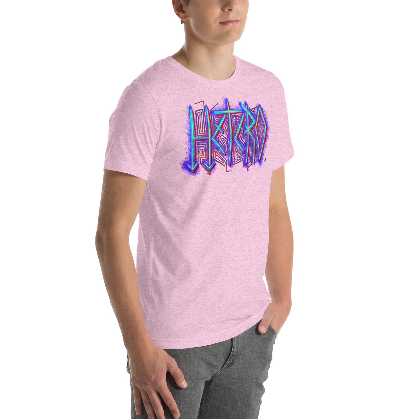 Hetero Pride Unisex Tee  [100% Ringspun Cotton, XS-5X, Multiple Colors]