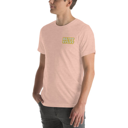 BUTT STUFF Embroidered Unisex Tee  [100% Ringspun Cotton, XS-5X, Multiple Colors] [FREE SHIPPING]