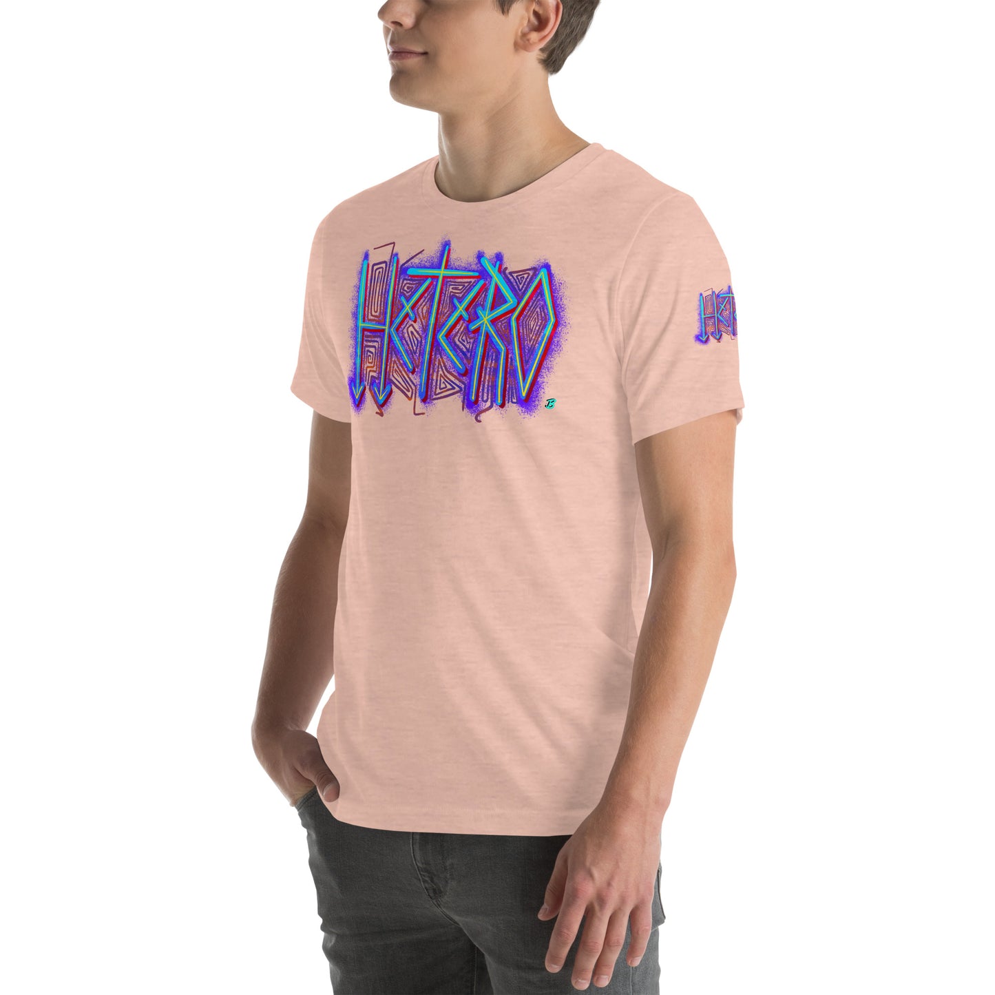 Hetero Pride Unisex Tee  [100% Ringspun Cotton, XS-5X, Multiple Colors]