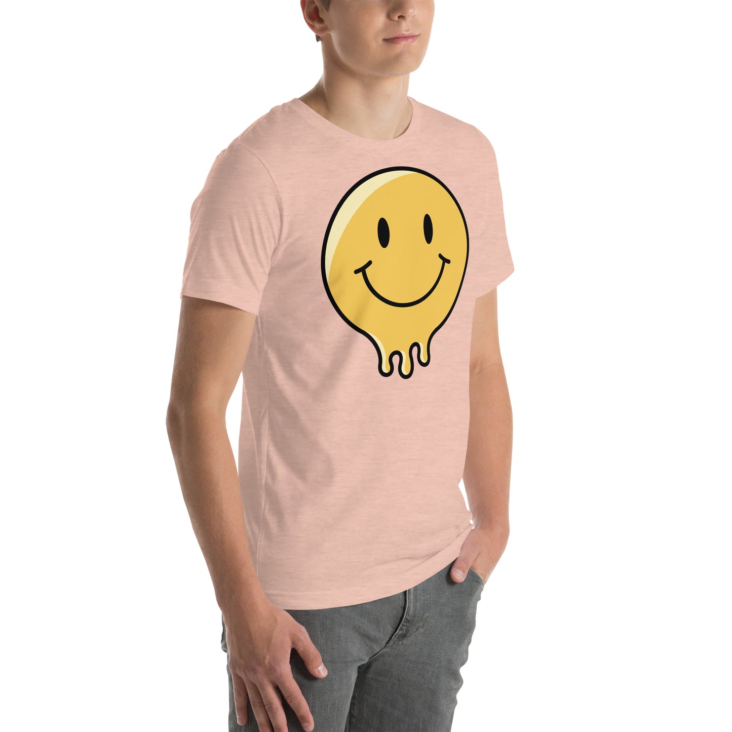 Happy Human Unisex Tee  [100% Ringspun Cotton, XS-5X, Multiple Colors] [Free Shipping]