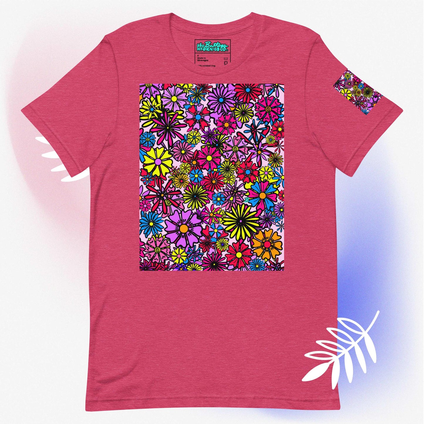 Forbidden Flower Premium Tee [100% Ringspun Cotton, XS-5X, Multiple Colors]