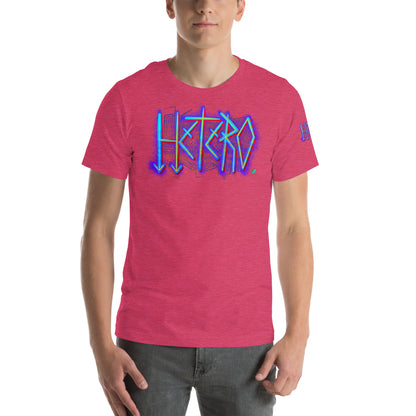 Hetero Pride Unisex Tee  [100% Ringspun Cotton, XS-5X, Multiple Colors]