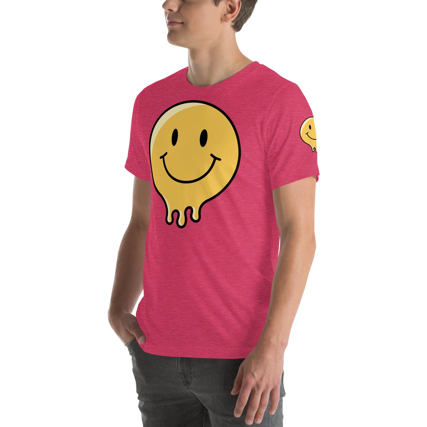 Happy Human Unisex Tee  [100% Ringspun Cotton, XS-5X, Multiple Colors] [Free Shipping]