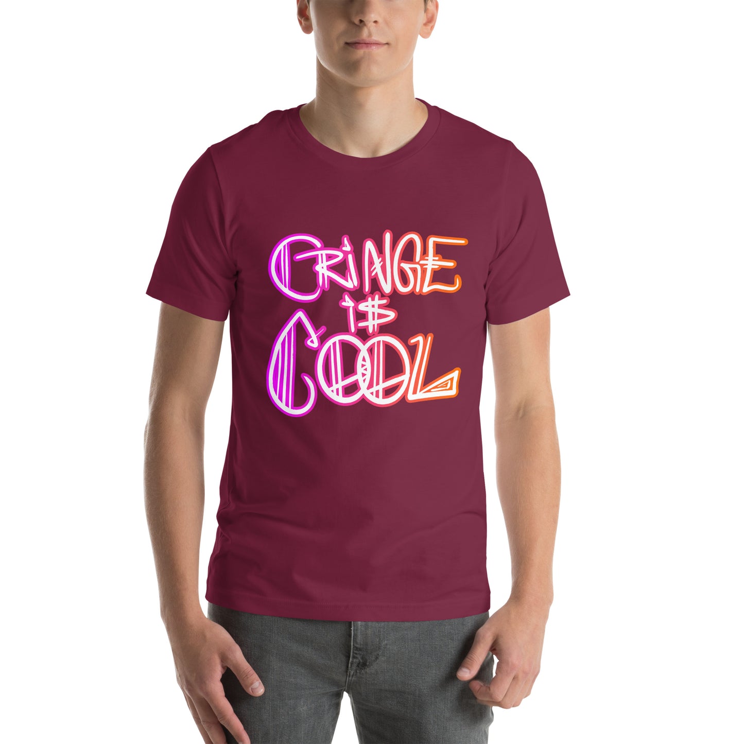 Cringe is Cool Tee [100% Ringspun Cotton, XS-5XL, Multiple Colors] [Free Shipping] The Butters Apparel X BYGKYD