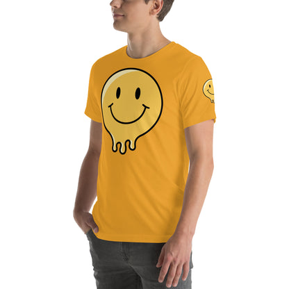 Happy Human Unisex Tee  [100% Ringspun Cotton, XS-5X, Multiple Colors] [Free Shipping]