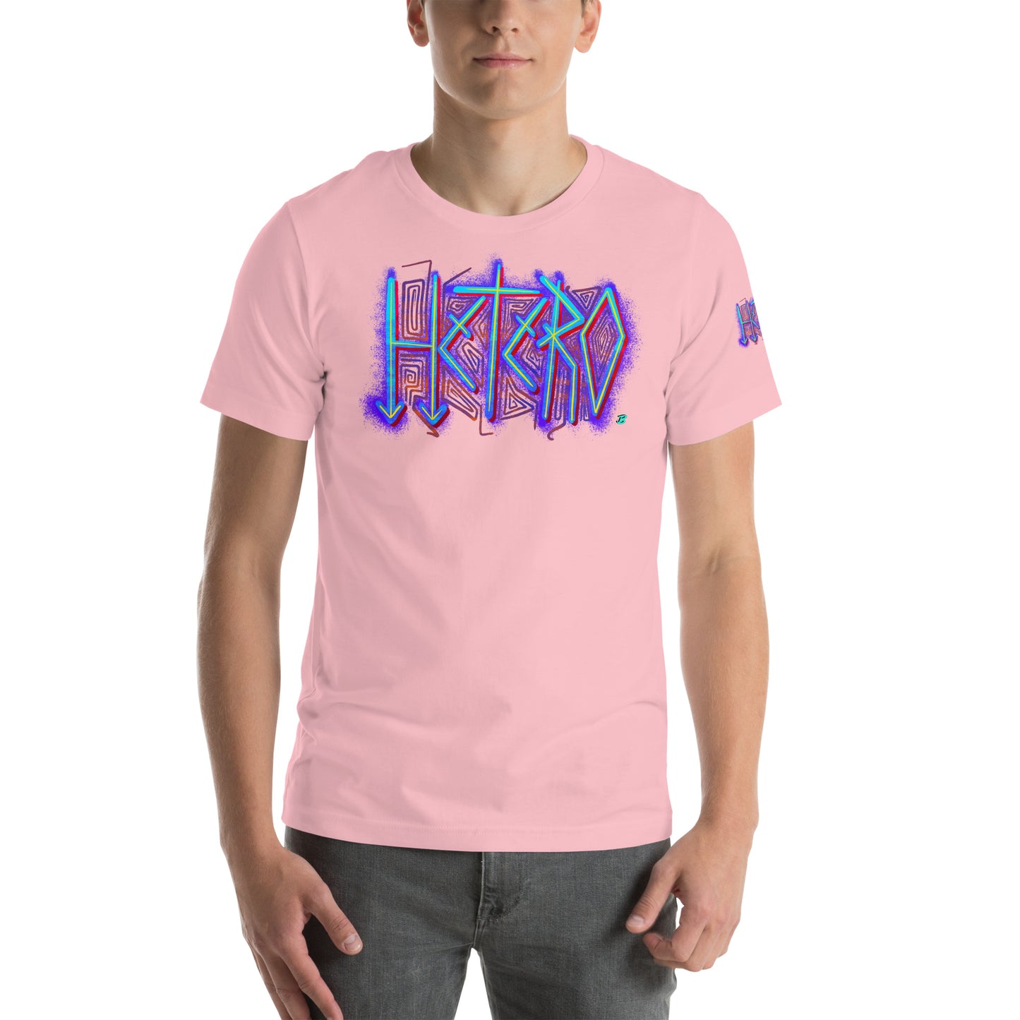 Hetero Pride Unisex Tee  [100% Ringspun Cotton, XS-5X, Multiple Colors]