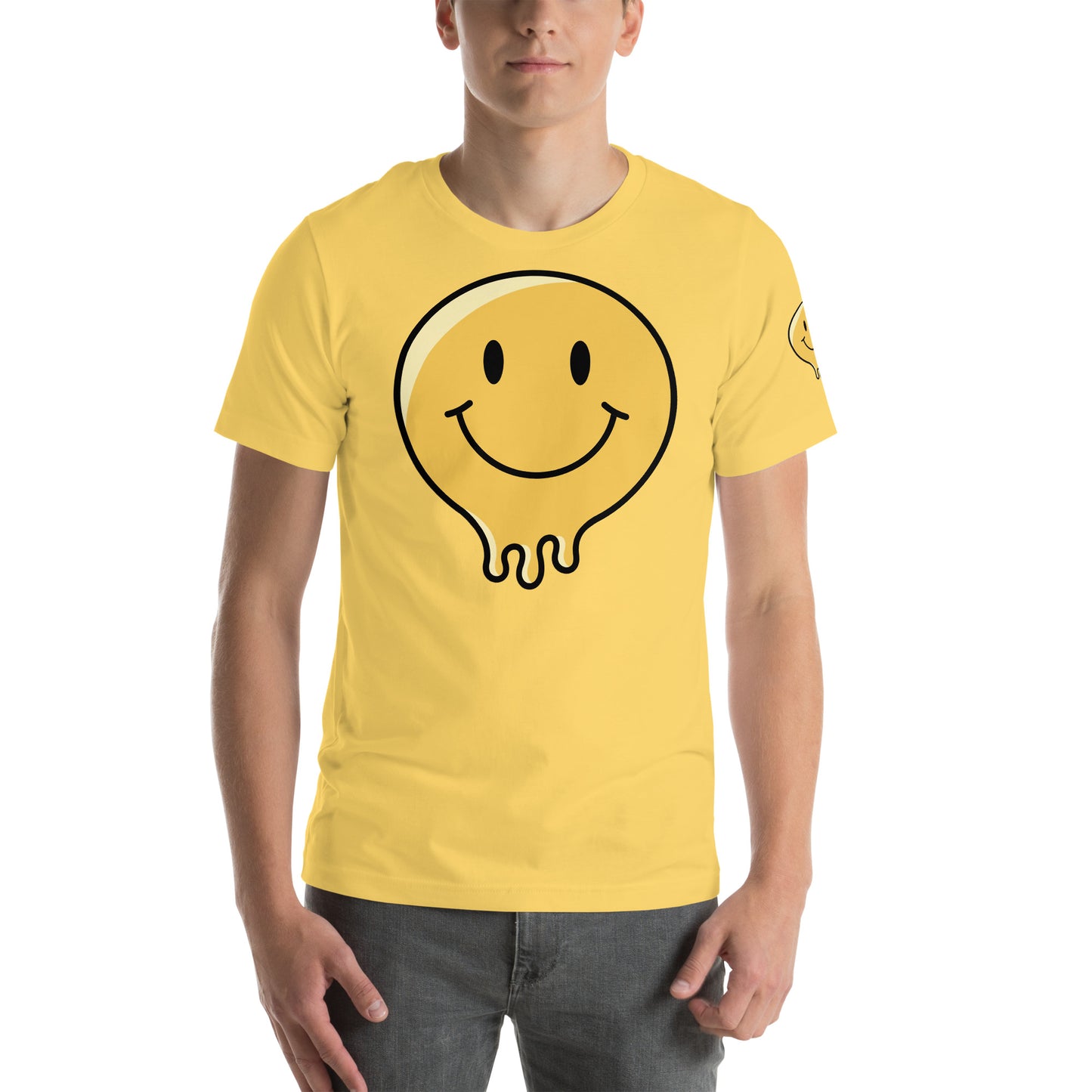 Happy Human Unisex Tee  [100% Ringspun Cotton, XS-5X, Multiple Colors] [Free Shipping]