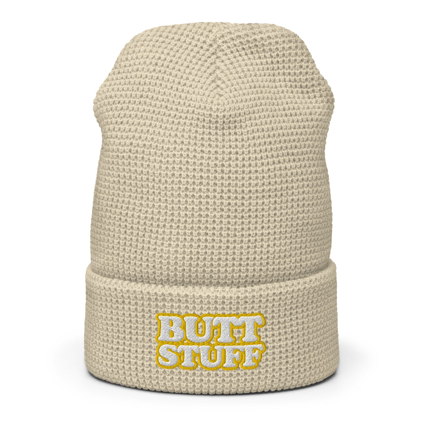 BUTT STUFF - Waffle beanie (ONE SIZE, MULTIPLE COLORS) [FREE SHIPPING]