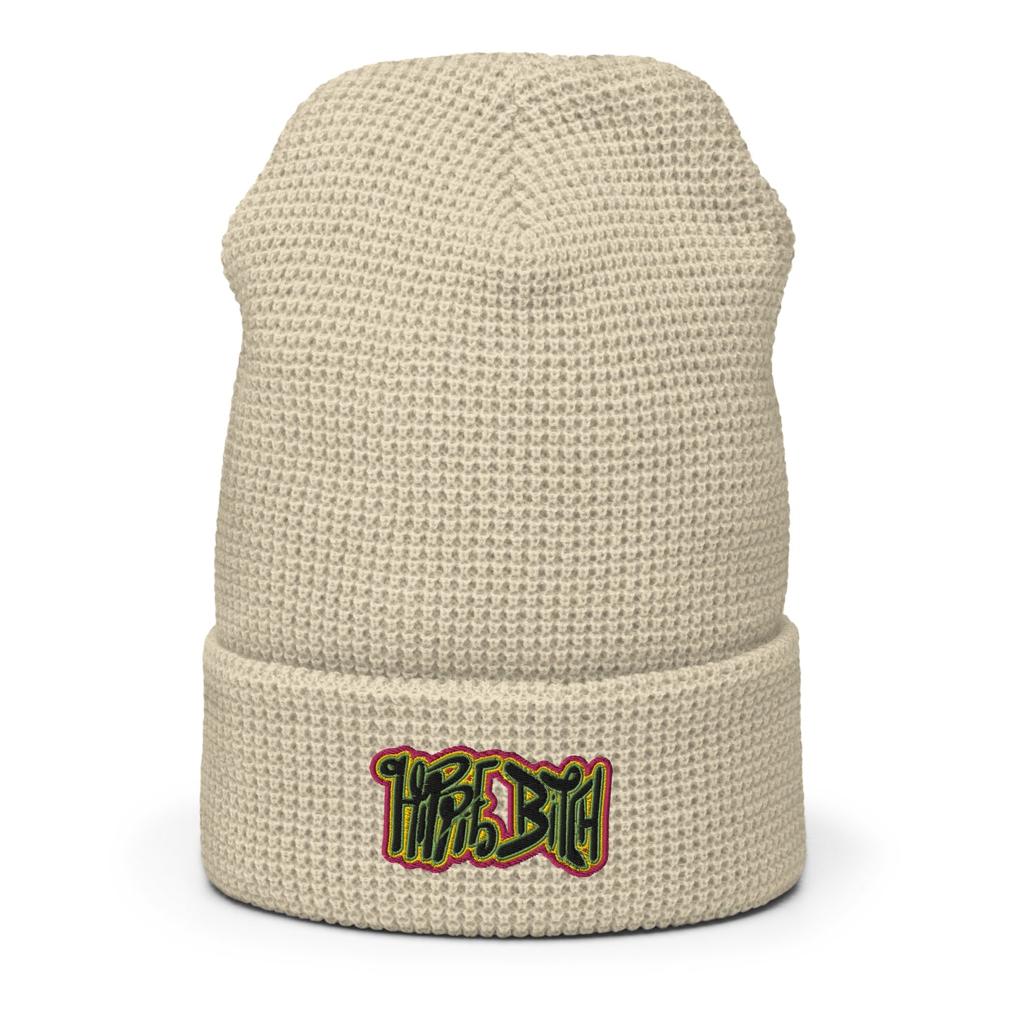 Hippie Bitch  - Waffle beanie (ONE SIZE, MULTIPLE COLORS) [FREE SHIPPING]