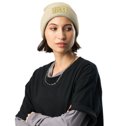 BUTT STUFF - Waffle beanie (ONE SIZE, MULTIPLE COLORS) [FREE SHIPPING]