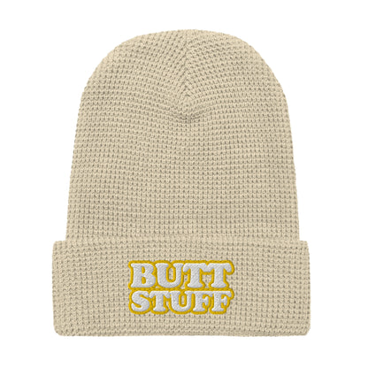 BUTT STUFF - Waffle beanie (ONE SIZE, MULTIPLE COLORS) [FREE SHIPPING]