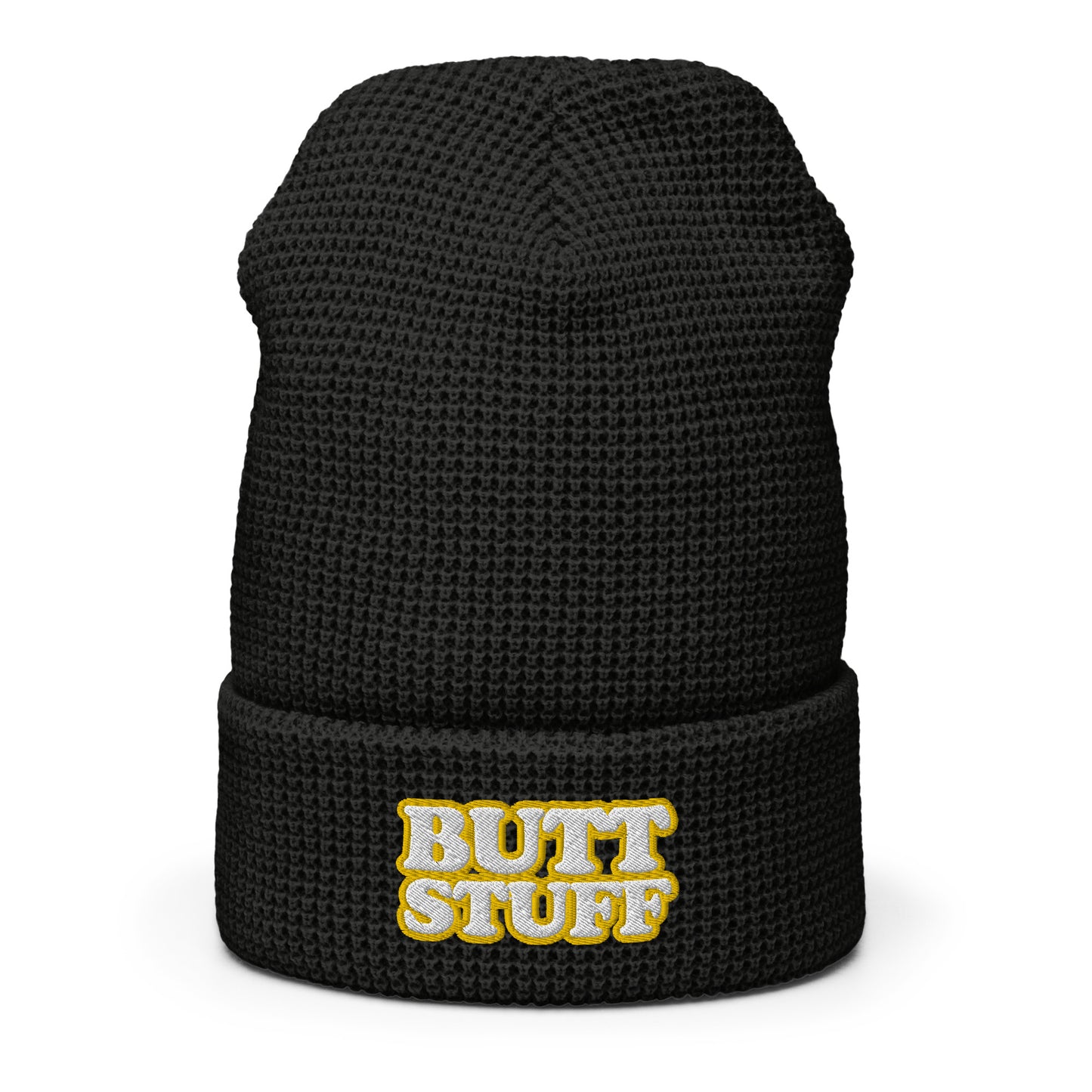 BUTT STUFF - Waffle beanie (ONE SIZE, MULTIPLE COLORS) [FREE SHIPPING]