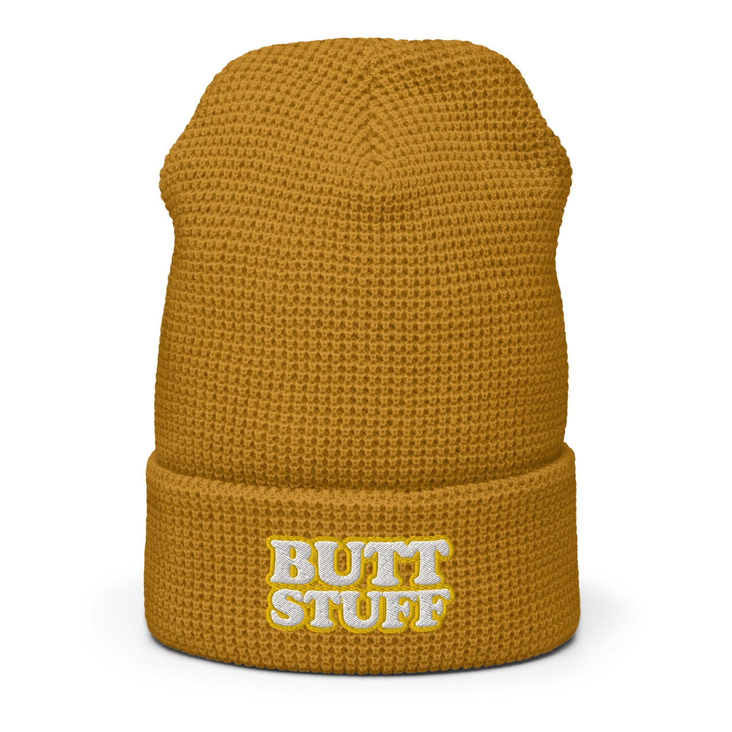 BUTT STUFF - Waffle beanie (ONE SIZE, MULTIPLE COLORS) [FREE SHIPPING]