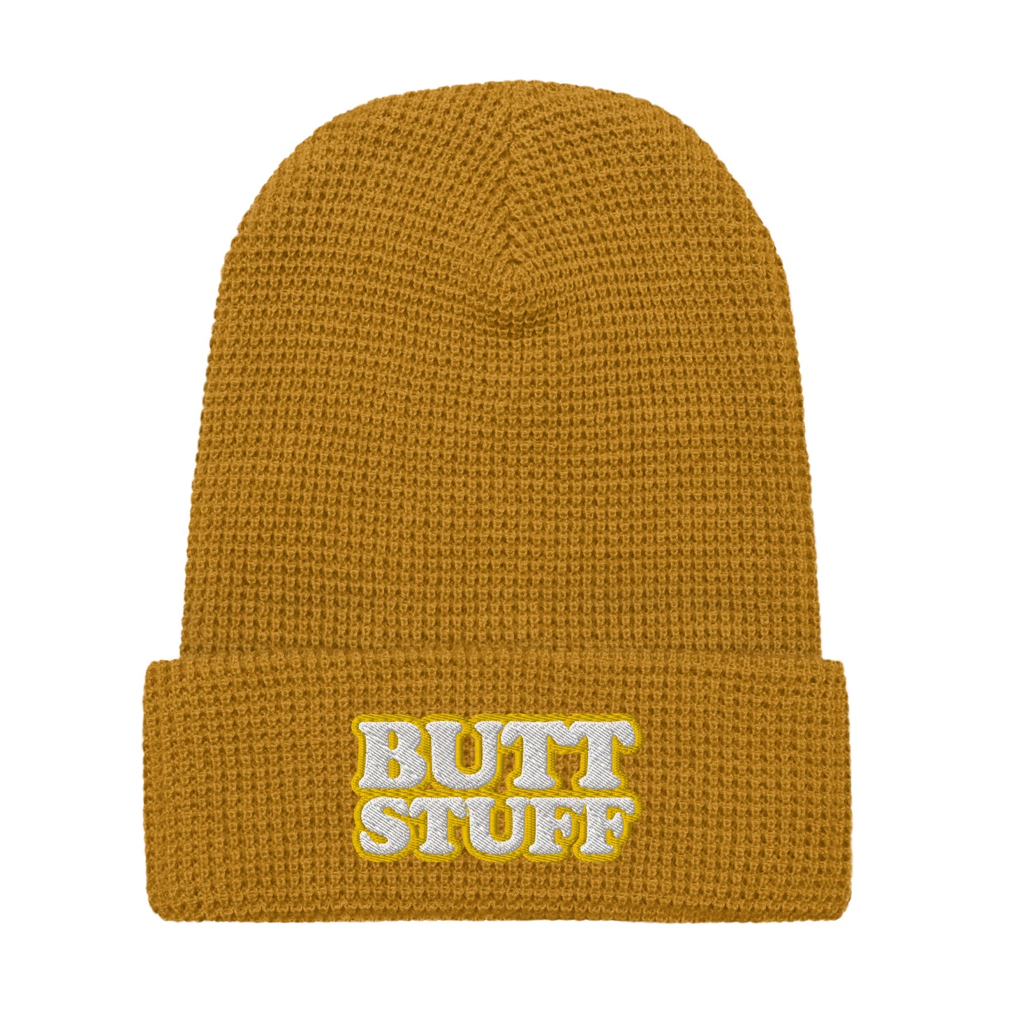 BUTT STUFF - Waffle beanie (ONE SIZE, MULTIPLE COLORS) [FREE SHIPPING]