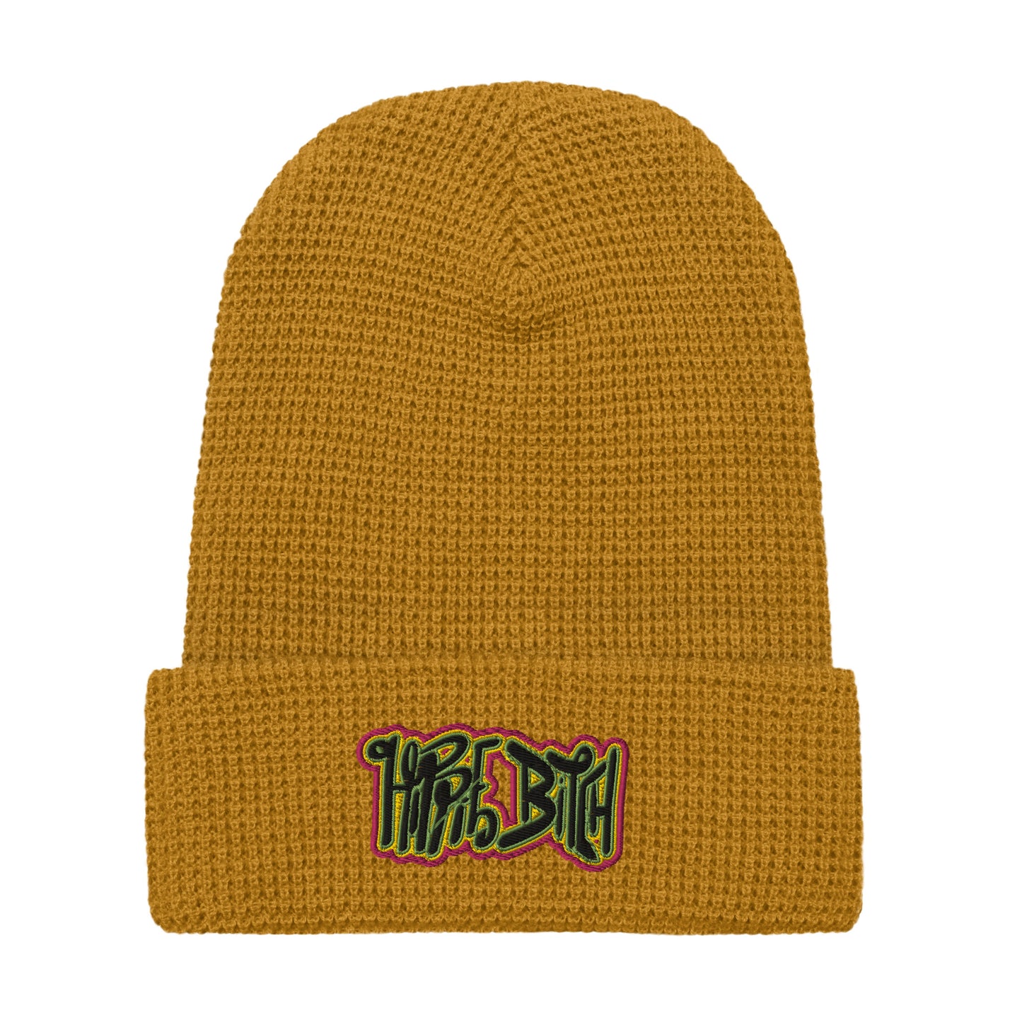 Hippie Bitch  - Waffle beanie (ONE SIZE, MULTIPLE COLORS) [FREE SHIPPING]