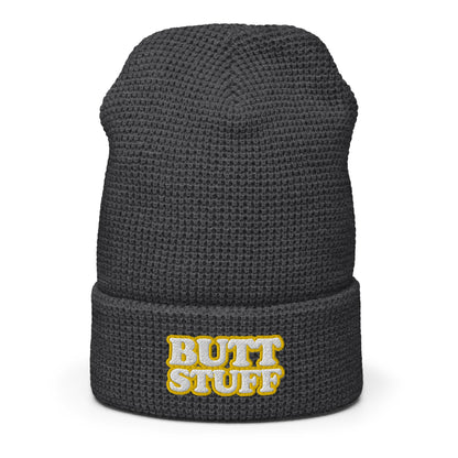 BUTT STUFF - Waffle beanie (ONE SIZE, MULTIPLE COLORS) [FREE SHIPPING]