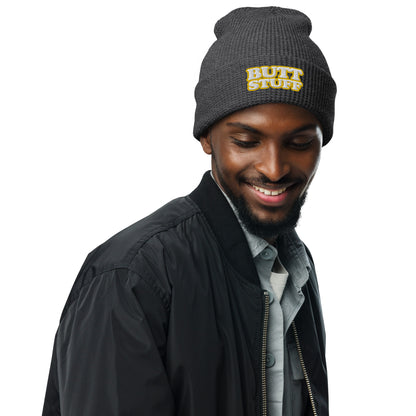 BUTT STUFF - Waffle beanie (ONE SIZE, MULTIPLE COLORS) [FREE SHIPPING]