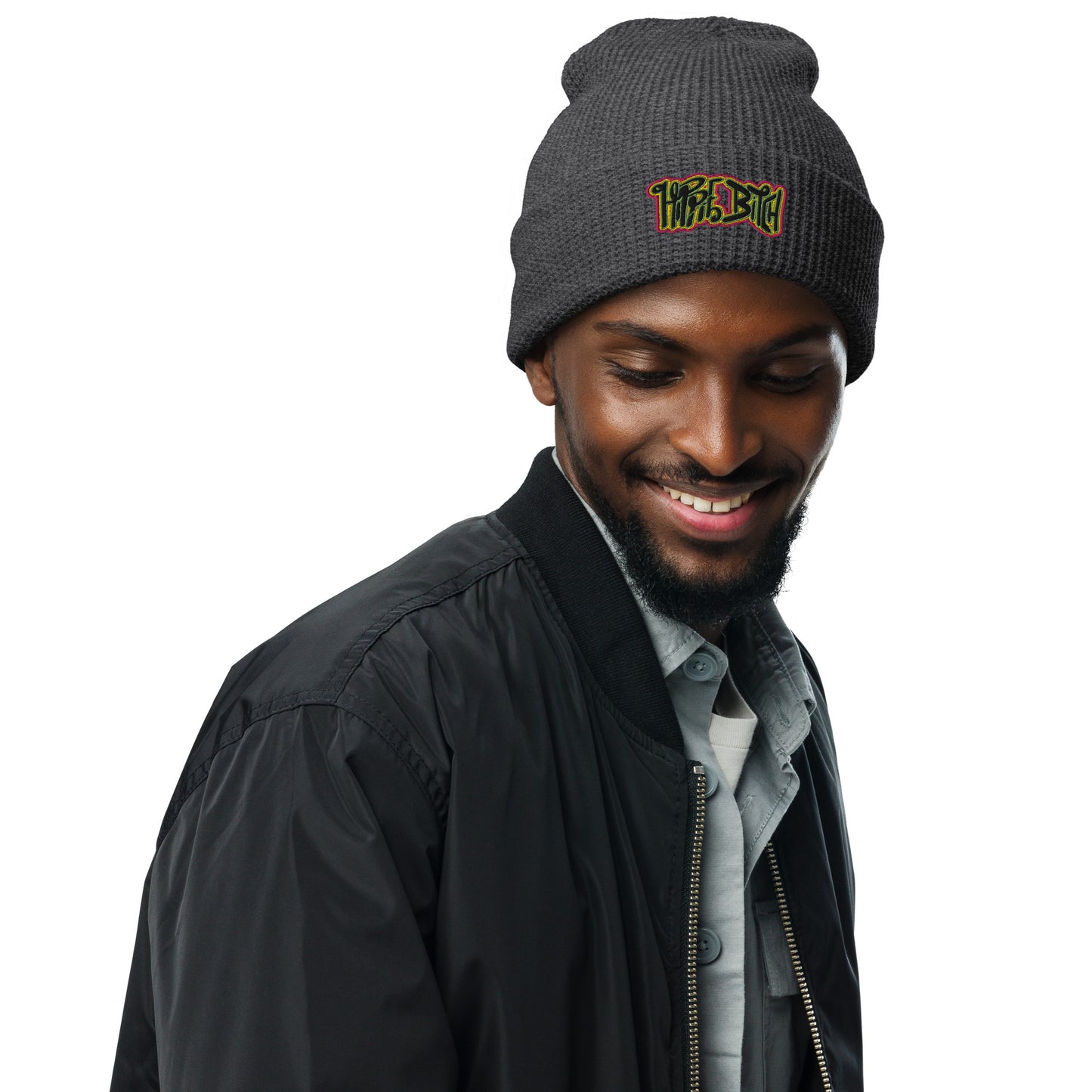 Hippie Bitch  - Waffle beanie (ONE SIZE, MULTIPLE COLORS) [FREE SHIPPING]