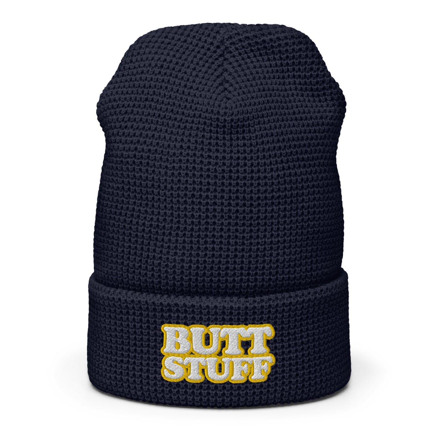 BUTT STUFF - Waffle beanie (ONE SIZE, MULTIPLE COLORS) [FREE SHIPPING]