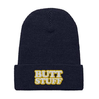 BUTT STUFF - Waffle beanie (ONE SIZE, MULTIPLE COLORS) [FREE SHIPPING]