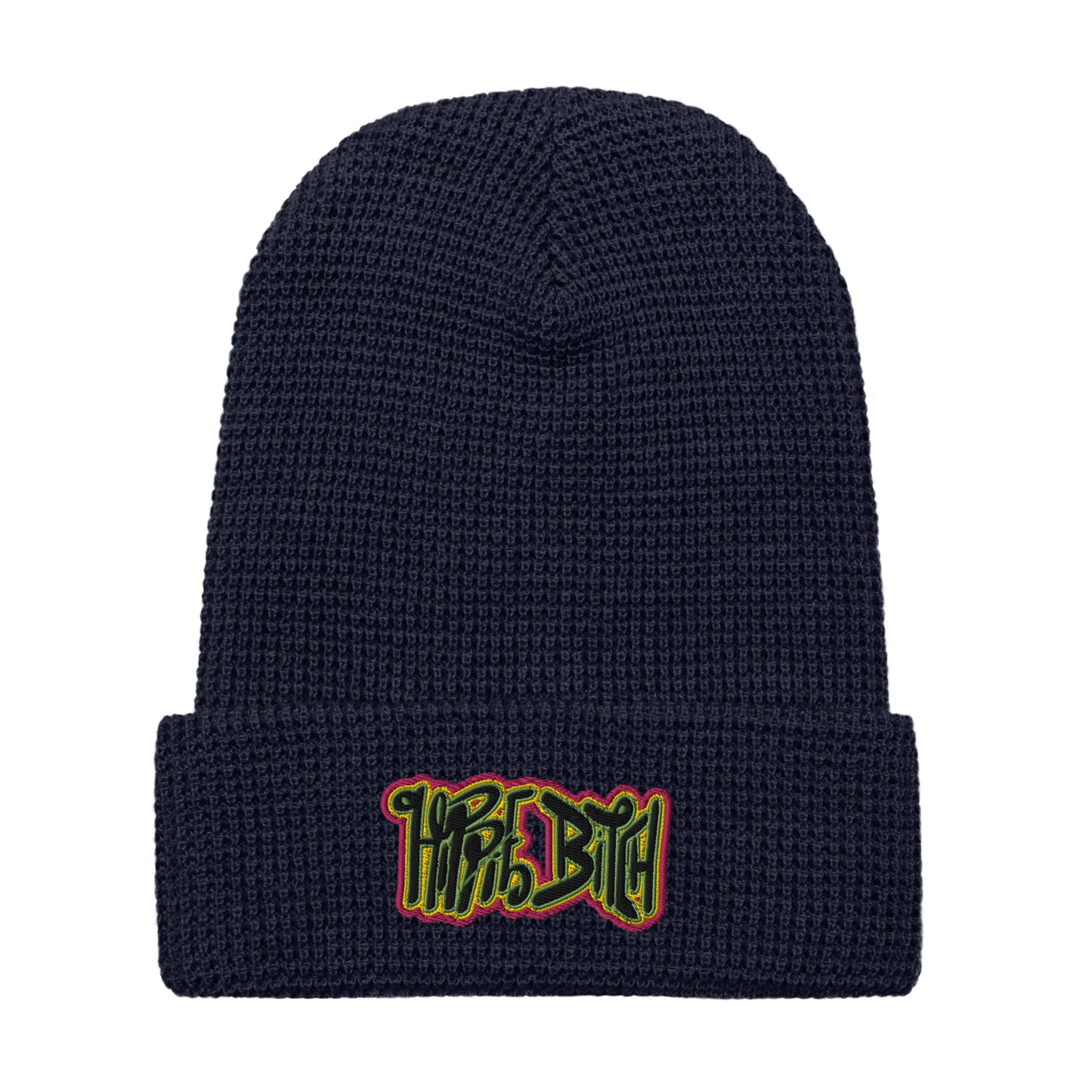 Hippie Bitch  - Waffle beanie (ONE SIZE, MULTIPLE COLORS) [FREE SHIPPING]