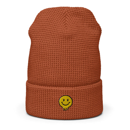 Happy Human Waffle Beanie (ONE SIZE, MULTIPLE COLORS) [FREE SHIPPING]