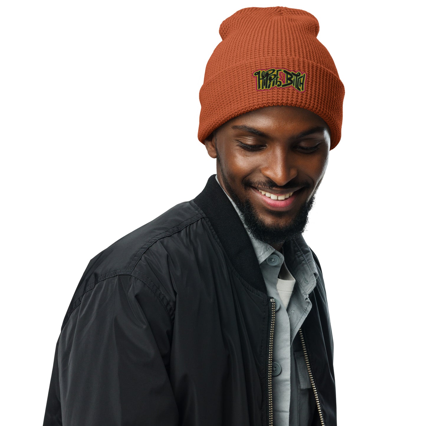 Hippie Bitch  - Waffle beanie (ONE SIZE, MULTIPLE COLORS) [FREE SHIPPING]