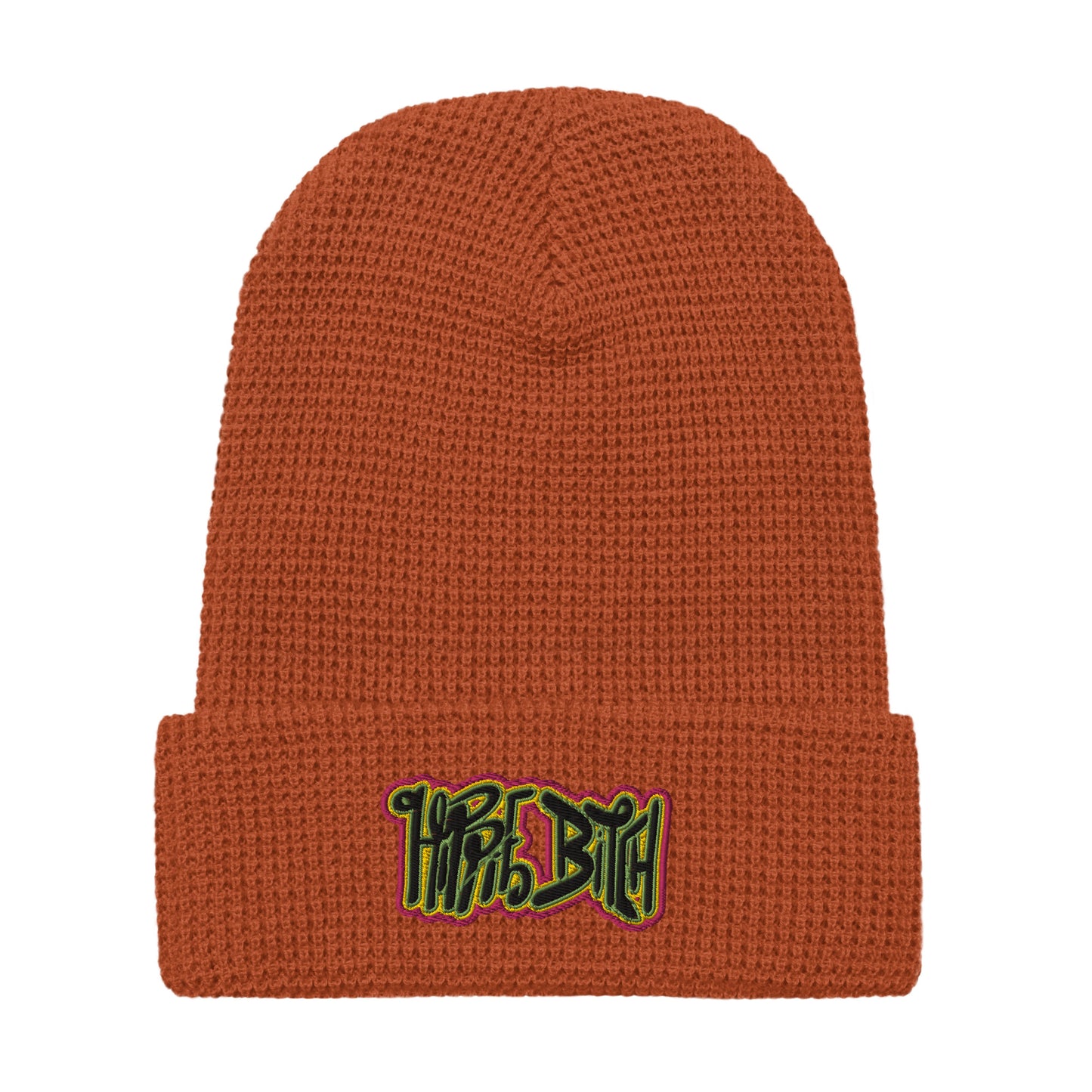 Hippie Bitch  - Waffle beanie (ONE SIZE, MULTIPLE COLORS) [FREE SHIPPING]