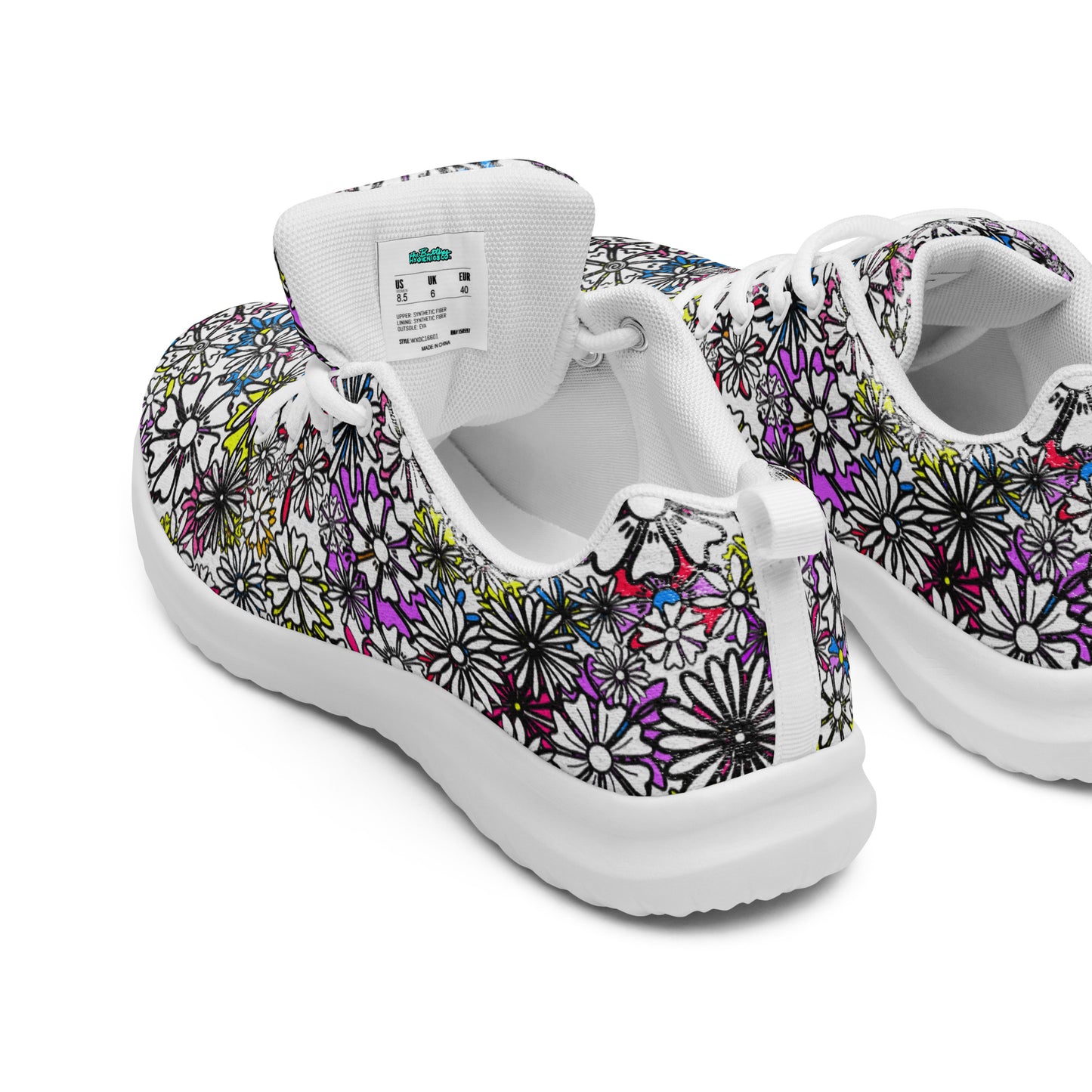 Forbidden Flower {White} Flyknit Athletic Shoe (Sizes US W5-12) [FREE SHIPPING]