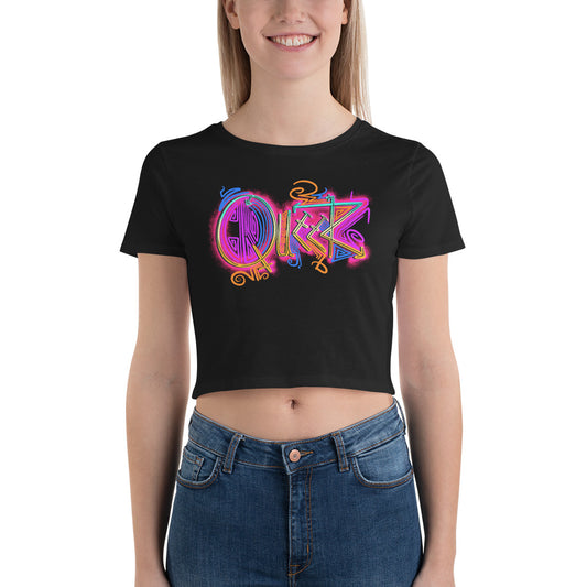 Queer Pride - Extra Cunty Crop Tee [100% Ringspun Cotton, XS-L, Multiple Colors] *Free Shipping*