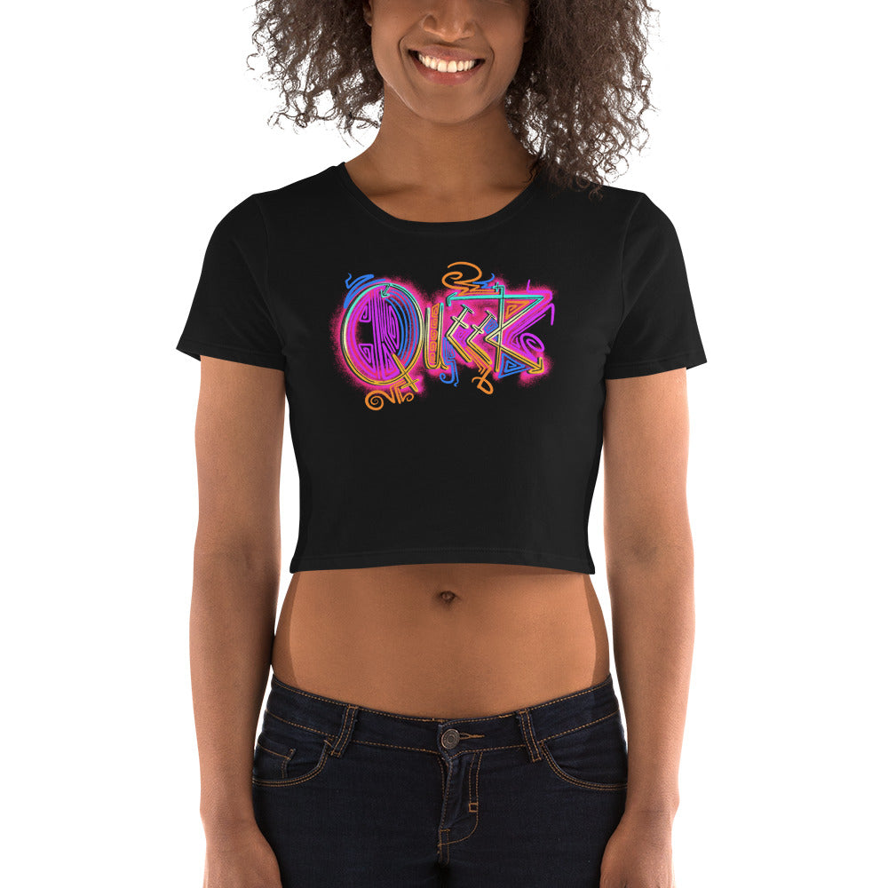 Queer Pride - Extra Cunty Crop Tee [100% Ringspun Cotton, XS-L, Multiple Colors] *Free Shipping*